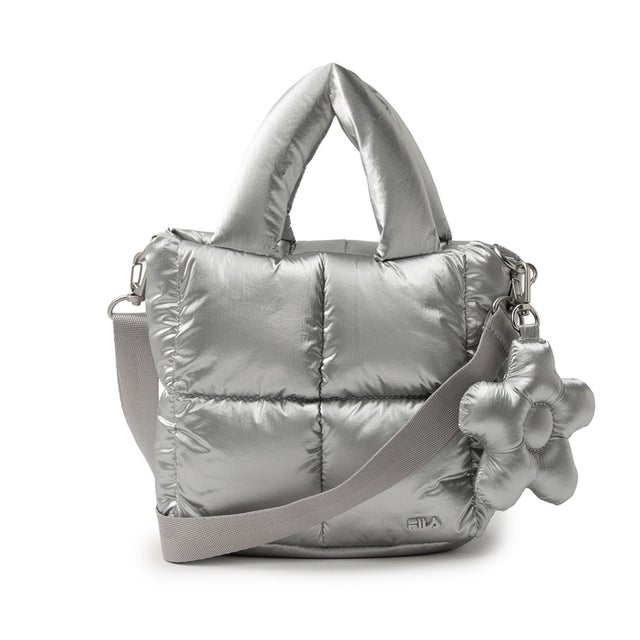 Puffer Mini Tote Bag / パファーミニトートバッグ （SILVER）