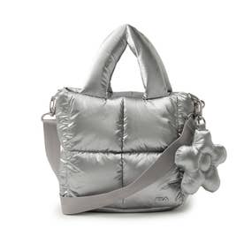 Puffer Mini Tote Bag / パファーミニトートバッグ （SILVER）