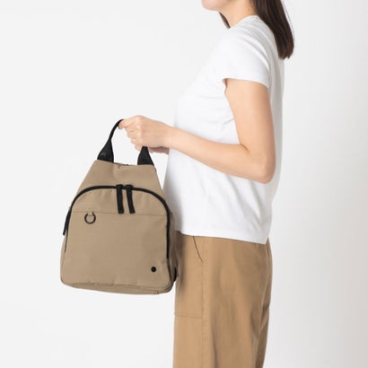 【BAG】3WAY リュック （ベージュ）｜詳細画像