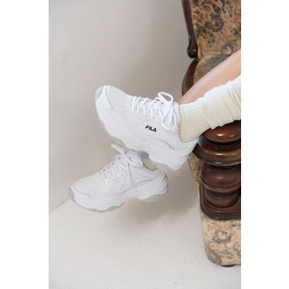 ALPHA RAY SL / アルファレイエスエル / カジュアルスニーカー / 厚底スニーカー （White/Fila Navy/Fila Red）｜詳細画像