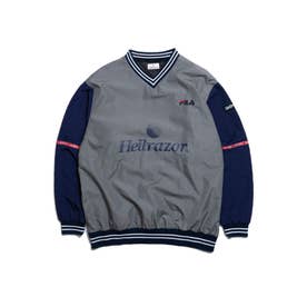 コラボ】FILA×HELLRAZOR TRADEMARK LOGO PULLOVER NYLON JACKET