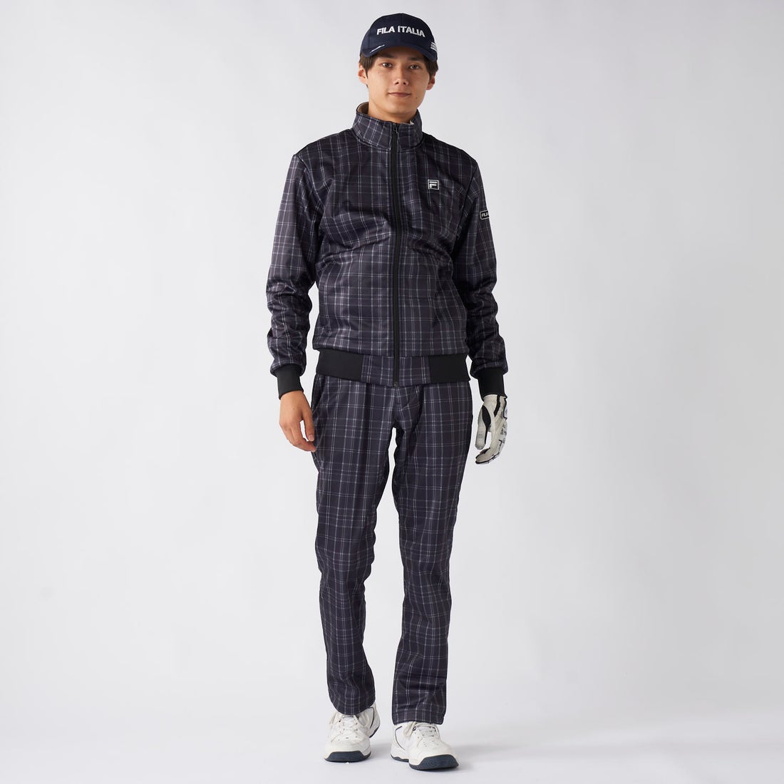 FILA GOLF ボンディングブルゾン+パンツ 上下セット gtd ゴルフ】ボンディングブルゾン / メンズ （BK） -FILA（フィラ）公式