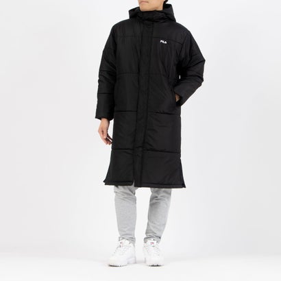 PADDED BENCH COAT / ナカワタ ベンチコート / カジュアルウェア / メンズ （BLACK）｜詳細画像