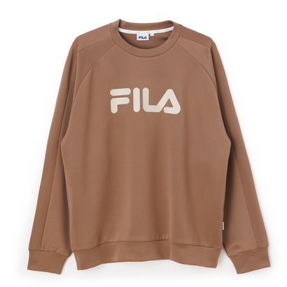 DOUBLE KNIT SWEAT SHIRT / ダンボールニット スウェットシャツ / カジュアルウェア / メンズ （KHAKI）｜詳細画像