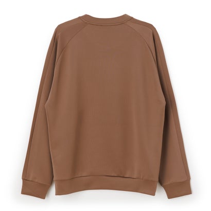 DOUBLE KNIT SWEAT SHIRT / ダンボールニット スウェットシャツ / カジュアルウェア / メンズ （KHAKI）｜詳細画像