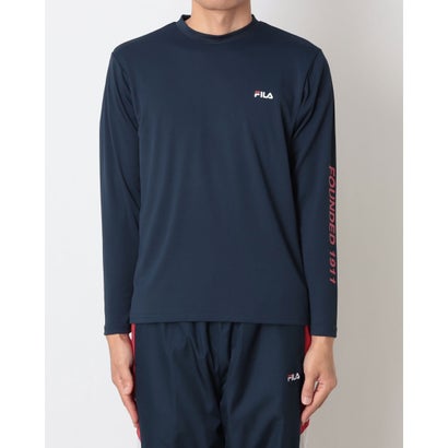 メンズ 長袖機能Tシャツ LONG SLEEVE T-SHIRT CE6FAM824 （NAVY）｜詳細画像
