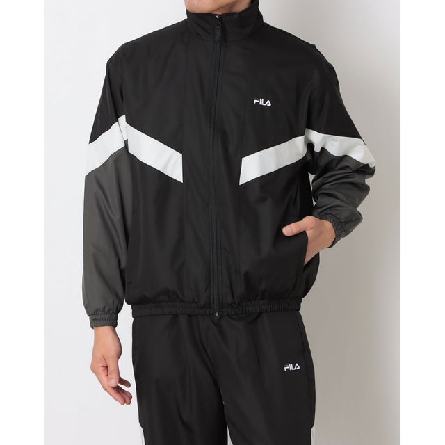 メンズ 長袖ジャージジャケット TRACK JACKET CE6FDM822 （BLACK）