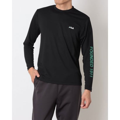 メンズ 長袖機能Tシャツ LONG SLEEVE T-SHIRT CE6FAM824 （BLACK）｜詳細画像