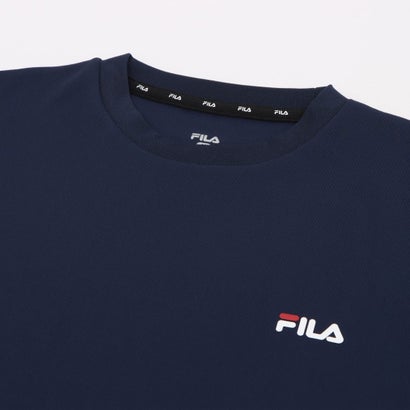 フィラ FILA メンズ 長袖機能Tシャツ LONG SLEEVE T-SHIRT CE6FAM824 （BLACK）｜詳細画像