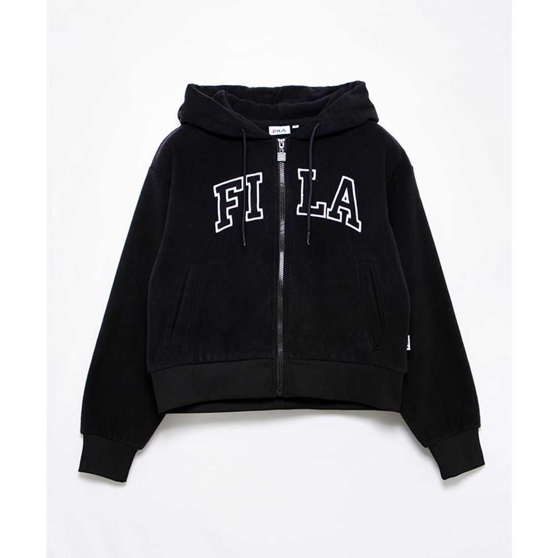 フィラ FILA 【カジュアルウェア】 マイクロフリース ジップフーディ レディース （ブラック） -靴＆ファッション通販 ロコンド〜自宅で ...