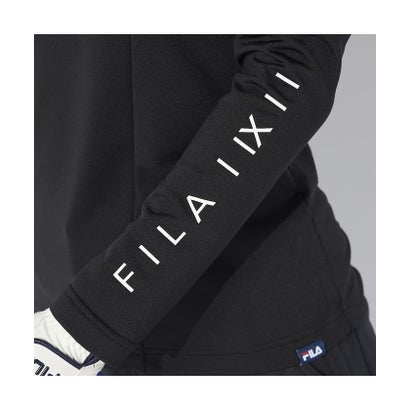 フィラ/レディス/FILA GOLF 長袖モックネックシャツ （ブラック）｜詳細画像