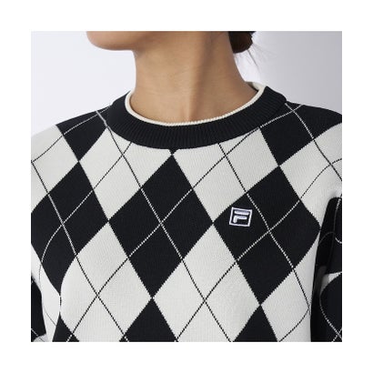 フィラ FILA フィラ/レディス/FILA GOLF 柄バリエーションセーター （ブラック）｜詳細画像