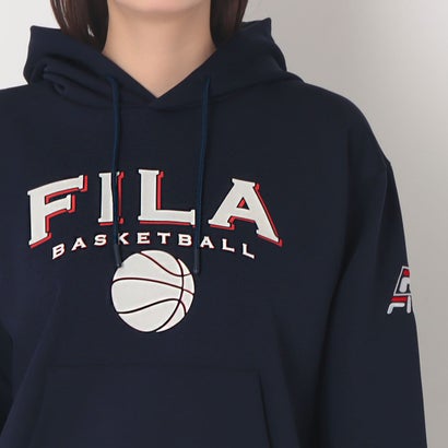 BASKETBALL HOODIE / バスケットボール スウェットフーディ / カジュアルウェア / レディース （NAVY）｜詳細画像