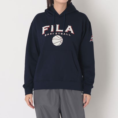 BASKETBALL HOODIE / バスケットボール スウェットフーディ / カジュアルウェア / レディース （NAVY）｜詳細画像