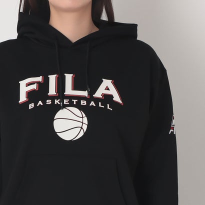 BASKETBALL HOODIE / バスケットボール スウェットフーディ / カジュアルウェア / レディース （BLACK）｜詳細画像
