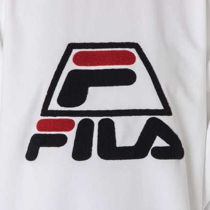 フィラ FILA BASKETBALL SWEAT SHIRT / バスケットボール スウェットシャツ / カジュアルウェア / レディース （WHITE）｜詳細画像