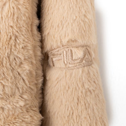 CIRCLE LOGO FUR HOODIE JACKET / サークルロゴ ファーフーディジャケット / カジュアルウェア / レディース （BEIGE）｜詳細画像