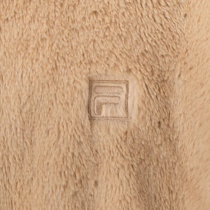 CIRCLE LOGO FUR HOODIE JACKET / サークルロゴ ファーフーディジャケット / カジュアルウェア / レディース （BEIGE）｜詳細画像