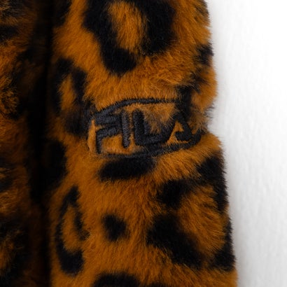 CIRCLE LOGO FUR HOODIE JACKET / サークルロゴ ファーフーディジャケット / カジュアルウェア / レディース （BROWN）｜詳細画像