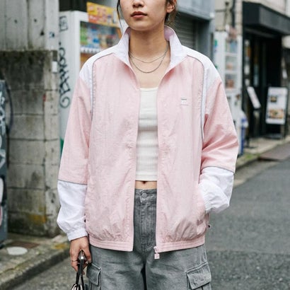 BASKETBALL TRACK JACKET / バスケットボール トラックジャケット / カジュアルウェア / レディース （L.PINK）｜詳細画像