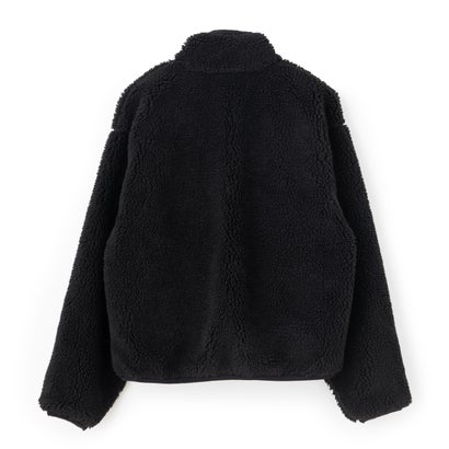 BOA FLEECE ZIP JACKET / ボアフリース ジップジャケット / カジュアルウェア / レディース （BLACK）｜詳細画像