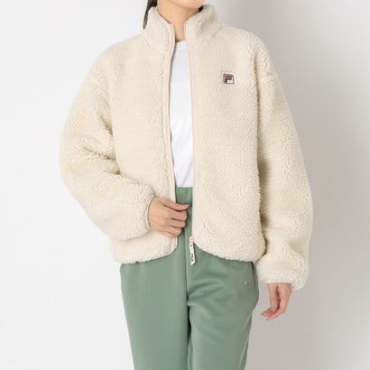 BOA FLEECE ZIP JACKET / ボアフリース ジップジャケット / カジュアルウェア / レディース （O.WHITE）｜詳細画像
