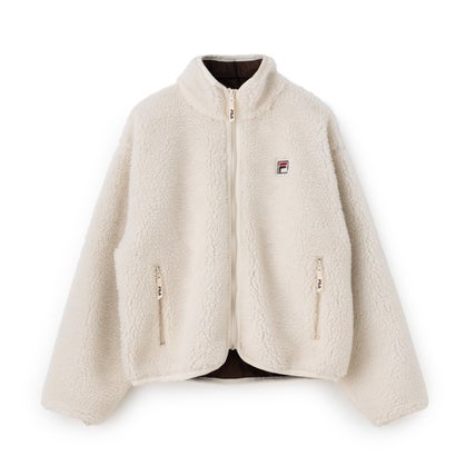 BOA FLEECE ZIP JACKET / ボアフリース ジップジャケット / カジュアルウェア / レディース （O.WHITE）｜詳細画像