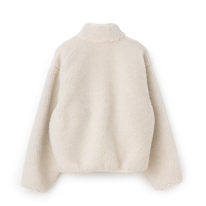 BOA FLEECE ZIP JACKET / ボアフリース ジップジャケット / カジュアルウェア / レディース （O.WHITE）｜詳細画像