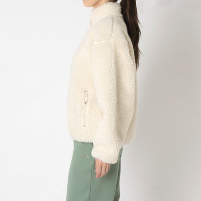 BOA FLEECE ZIP JACKET / ボアフリース ジップジャケット / カジュアルウェア / レディース （O.WHITE）｜詳細画像