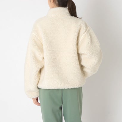 BOA FLEECE ZIP JACKET / ボアフリース ジップジャケット / カジュアルウェア / レディース （O.WHITE）｜詳細画像