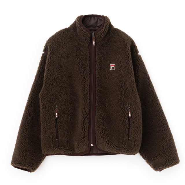 BOA FLEECE ZIP JACKET / ボアフリース ジップジャケット / カジュアルウェア / レディース （BROWN）