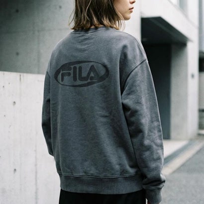 CIRCLE LOGO SWEAT SHIRT / サークルロゴ スウェットシャツ / カジュアルウェア / レディース （BLACK）｜詳細画像