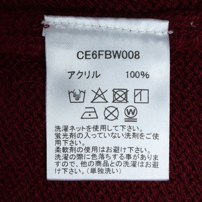 CREW NECK KNIT / クルーネックニット / カジュアルウェア / レディース （WINE）｜詳細画像