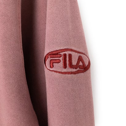 CIRCLE LOGO ZIP FUR HOODIE / サークルロゴ ジップファーフーディ / カジュアルウェア / レディース （D.RED）｜詳細画像