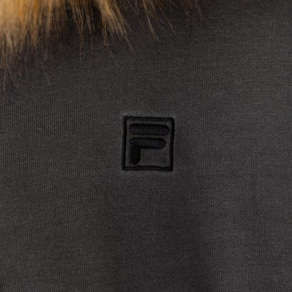 CIRCLE LOGO ZIP FUR HOODIE / サークルロゴ ジップファーフーディ / カジュアルウェア / レディース （BLACK）｜詳細画像