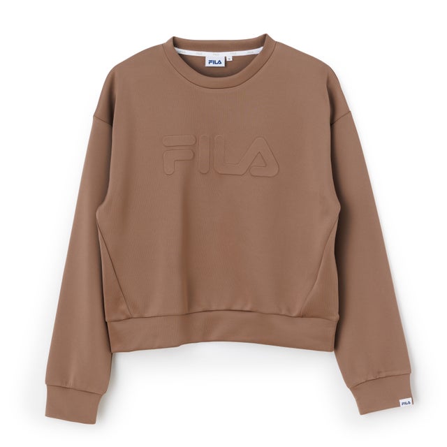 DOUBLE KNIT SWEAT SHIRT / ダンボールニット スウェットシャツ / カジュアルウェア / レディース （KHAKI）