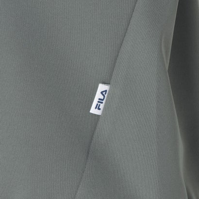 フィラ FILA DOUBLE KNIT SWEAT SHIRT / ダンボールニット スウェットシャツ / カジュアルウェア / レディース （D.GREY）｜詳細画像