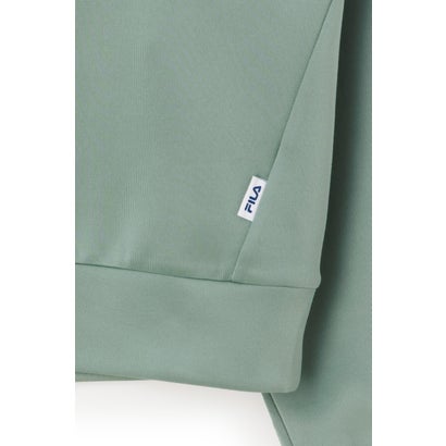 DOUBLE KNIT SWEAT SHIRT / ダンボールニット スウェットシャツ / カジュアルウェア / レディース （L.GREEN）｜詳細画像