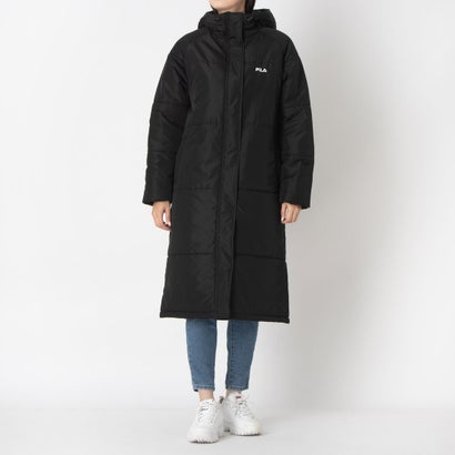 PADDED BENCH COAT / ナカワタ ベンチコート / カジュアルウェア / レディース （BLACK）｜詳細画像