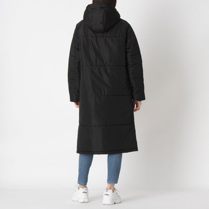 PADDED BENCH COAT / ナカワタ ベンチコート / カジュアルウェア / レディース （BLACK）｜詳細画像
