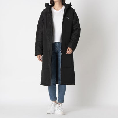 PADDED BENCH COAT / ナカワタ ベンチコート / カジュアルウェア / レディース （BLACK）｜詳細画像