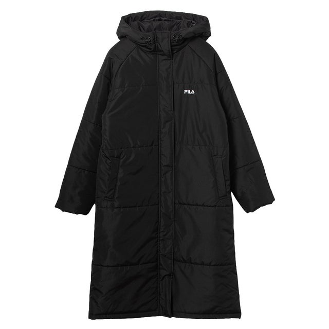 PADDED BENCH COAT / ナカワタ ベンチコート / カジュアルウェア / レディース （BLACK）