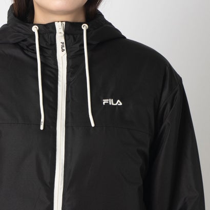 PADDED HOODIE JACKET / ナカワタ フーディジャケット / カジュアルウェア / レディース （BLACK）｜詳細画像