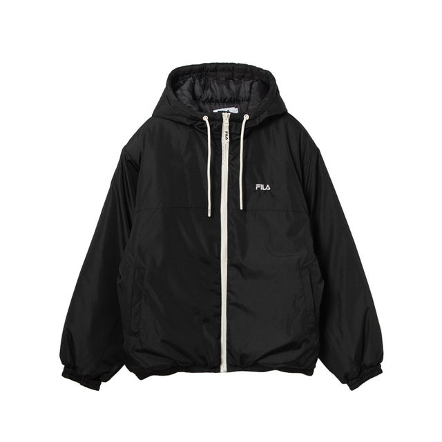 PADDED HOODIE JACKET / ナカワタ フーディジャケット / カジュアルウェア / レディース （BLACK）