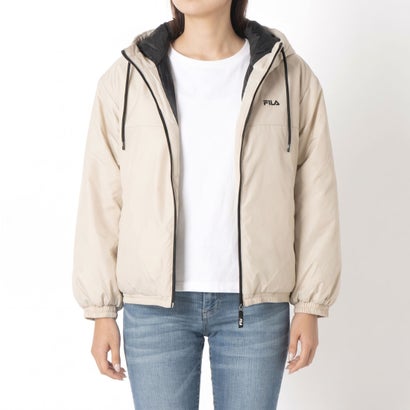 PADDED HOODIE JACKET / ナカワタ フーディジャケット / カジュアルウェア / レディース （BEIGE）｜詳細画像