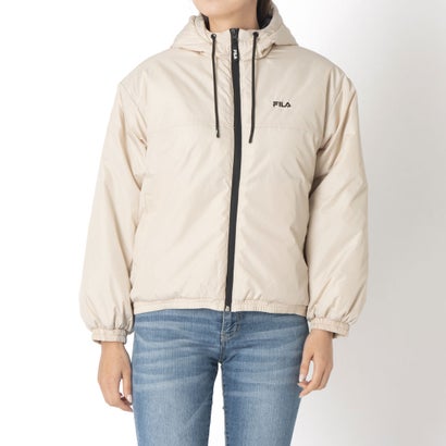 PADDED HOODIE JACKET / ナカワタ フーディジャケット / カジュアルウェア / レディース （BEIGE）｜詳細画像