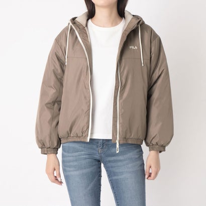 PADDED HOODIE JACKET / ナカワタ フーディジャケット / カジュアルウェア / レディース （KHAKI）｜詳細画像