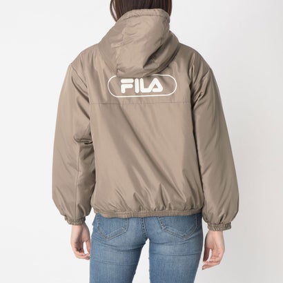 PADDED HOODIE JACKET / ナカワタ フーディジャケット / カジュアルウェア / レディース （KHAKI）｜詳細画像