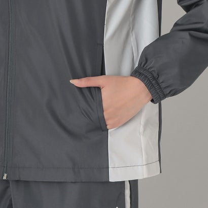フィラ FILA WIND TRACK JACKET / ウインドトラックジャケット / カジュアルウェア / レディース （D.GREY）｜詳細画像
