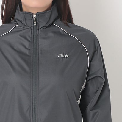 フィラ FILA WIND TRACK JACKET / ウインドトラックジャケット / カジュアルウェア / レディース （D.GREY）｜詳細画像